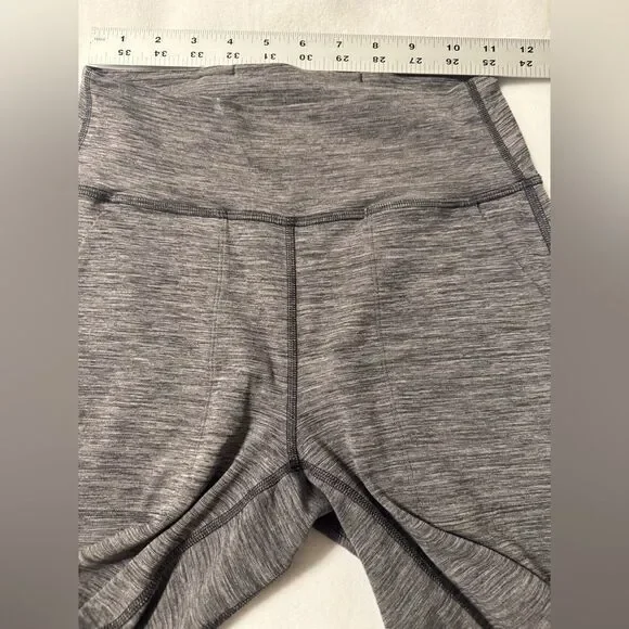 LULULEMON ATHLETICA Align Jogger Crop *23" Heathered Gray Size 4 - Picture 3 of 7